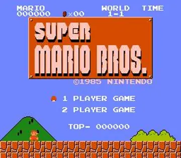 Super Mario Bros. - 25th Anniversary (Japan) (En) (Virtual Console) screen shot title